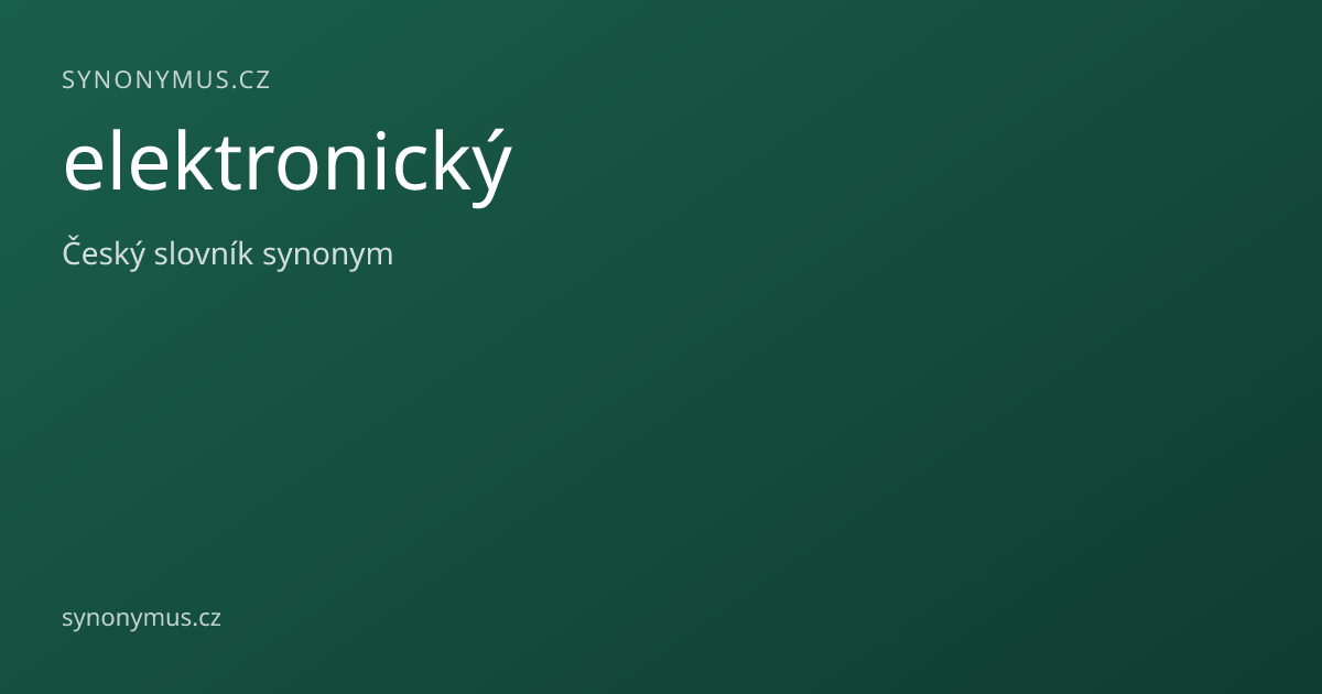 Náhled odkazu: elektronický
