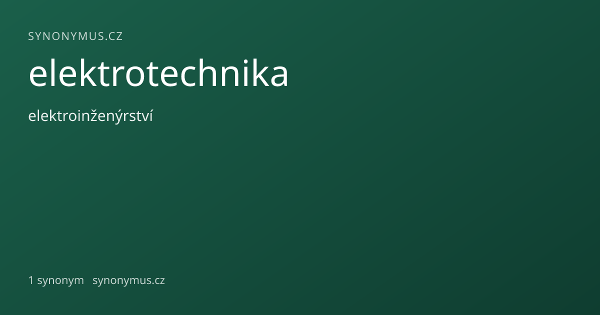 Náhled odkazu: elektrotechnika