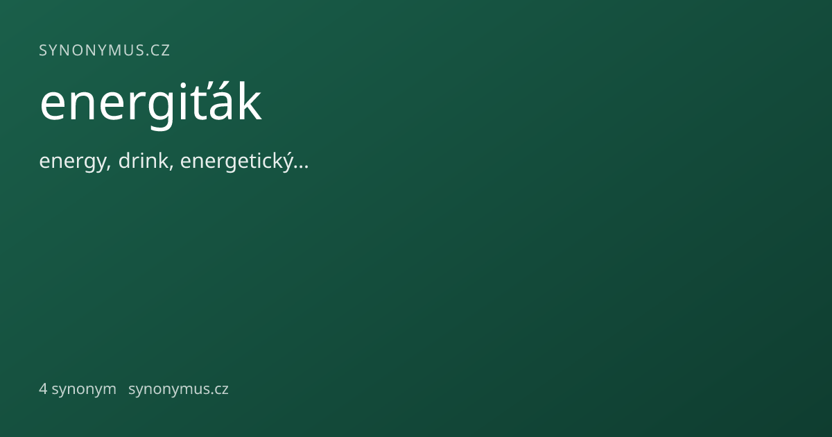Náhled odkazu: energiťák