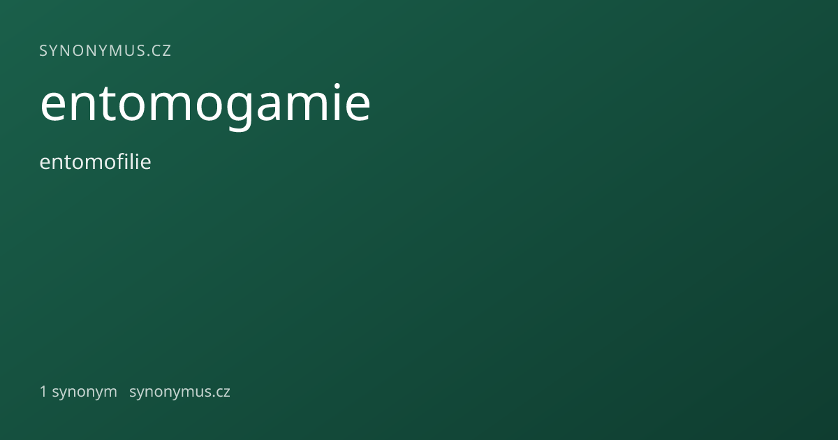Náhled odkazu: entomogamie