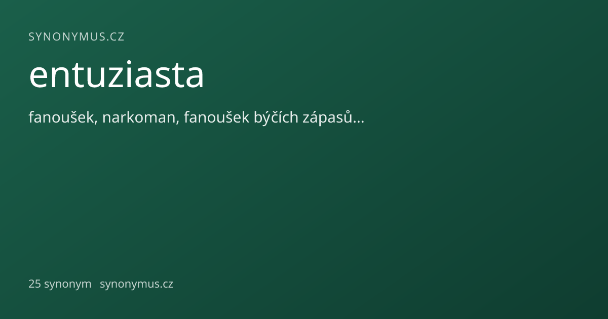 Náhled odkazu: entuziasta