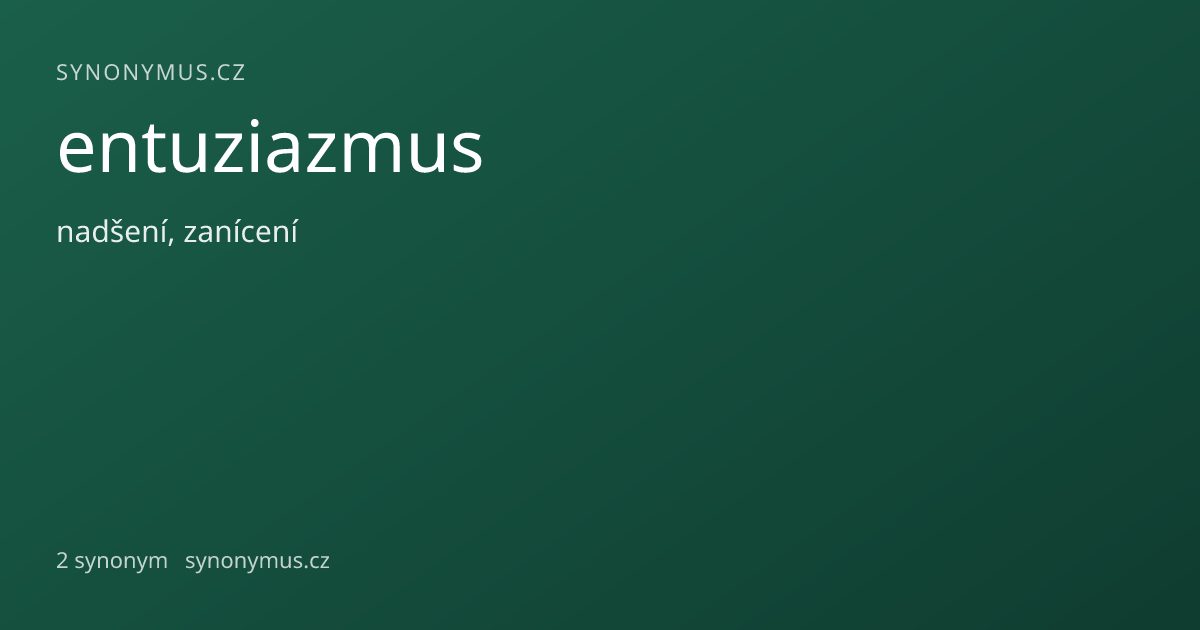 Náhled odkazu: entuziazmus