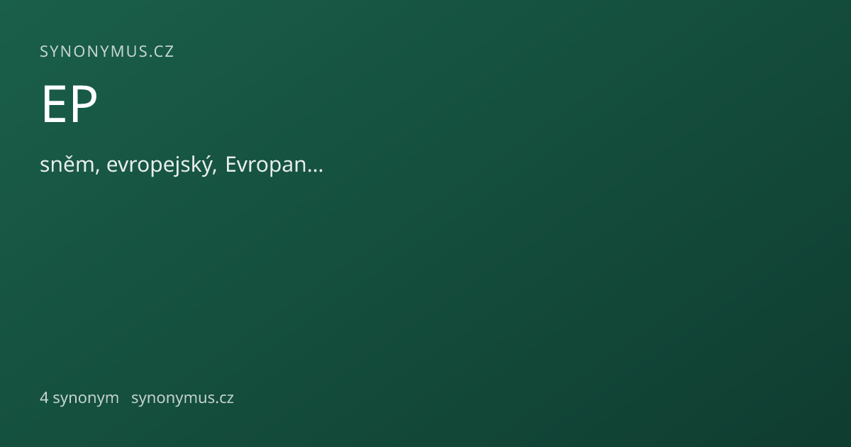 Náhled odkazu: EP