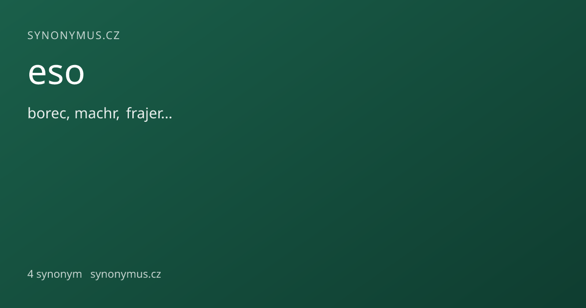 Náhled odkazu: eso