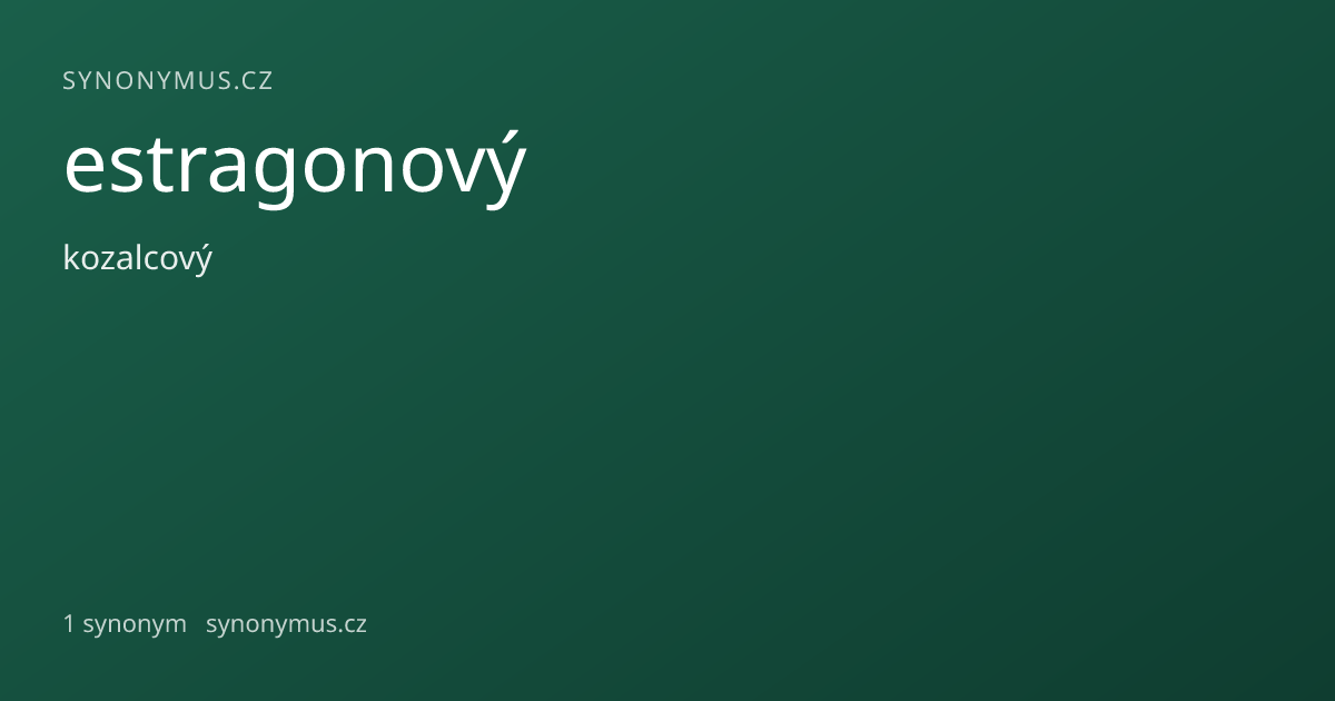 Náhled odkazu: estragonový