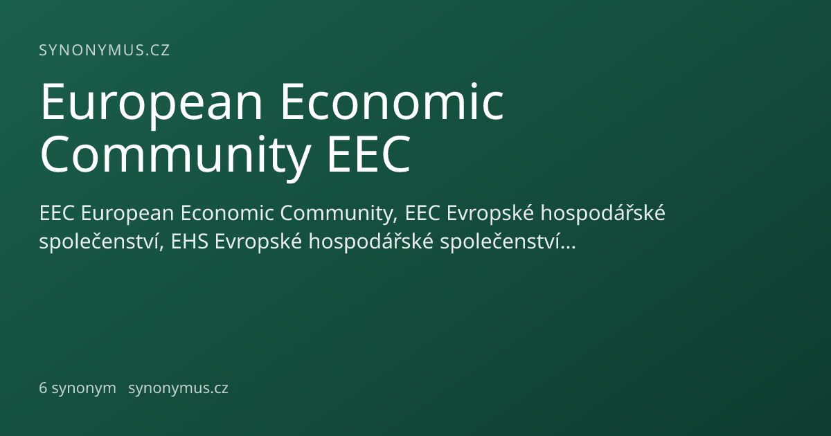 Náhled odkazu: European Economic Community EEC