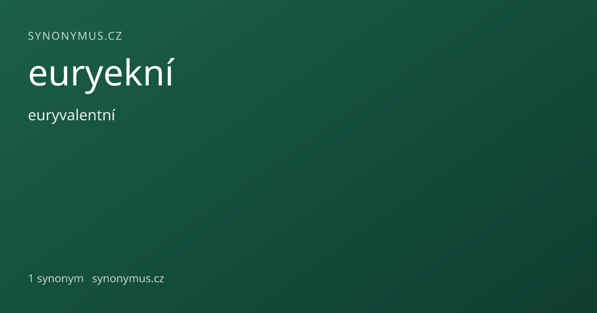 Náhled odkazu: euryekní