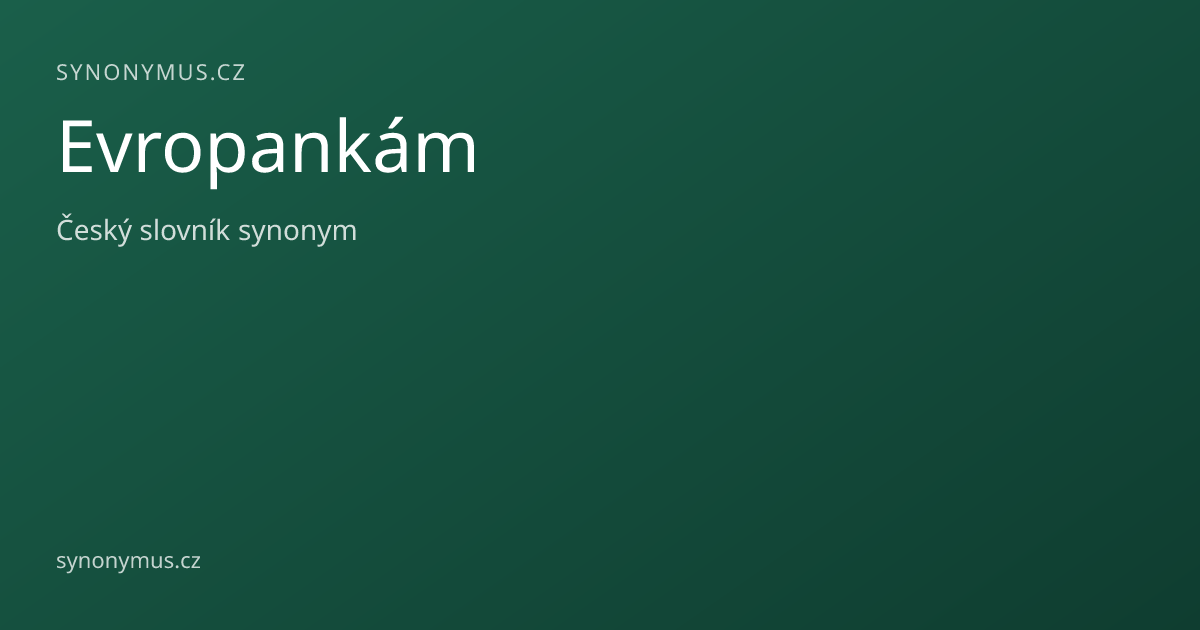 Náhled odkazu: Evropankám