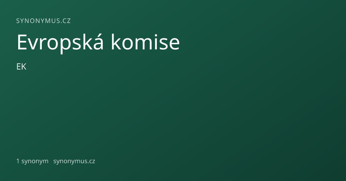 Náhled odkazu: Evropská komise
