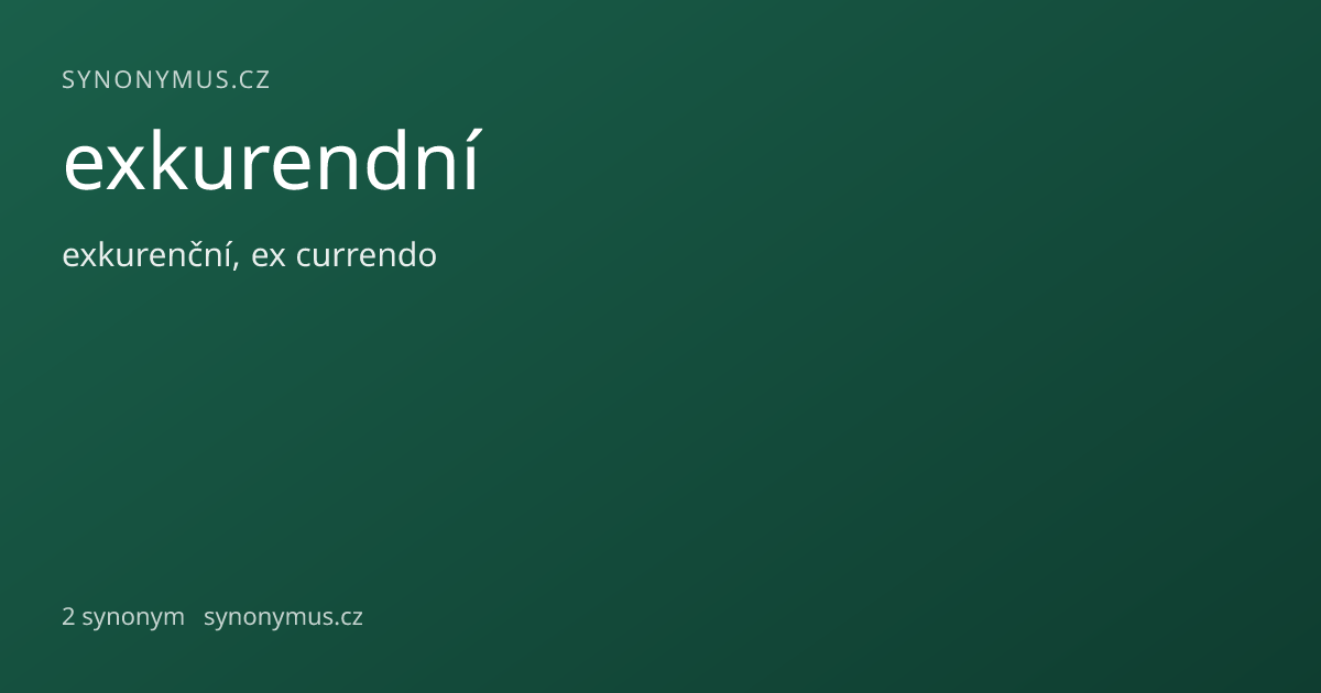 Náhled odkazu: exkurendní