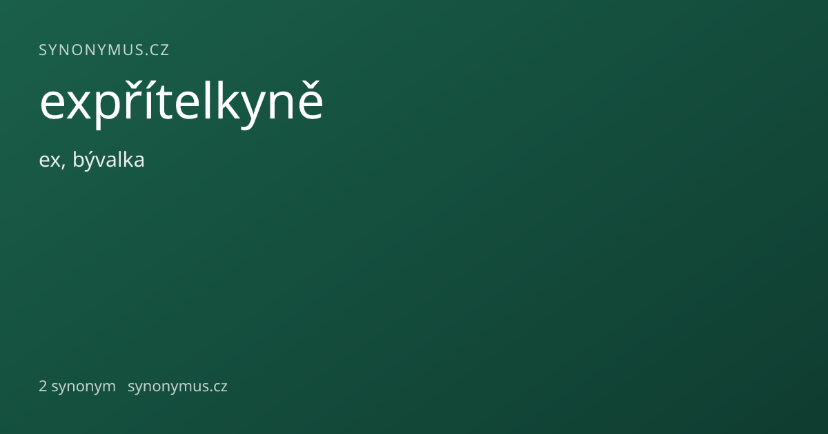 Náhled odkazu: expřítelkyně