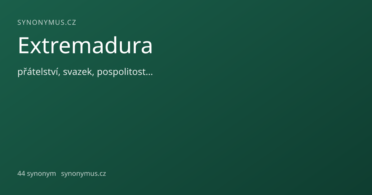 Náhled odkazu: Extremadura