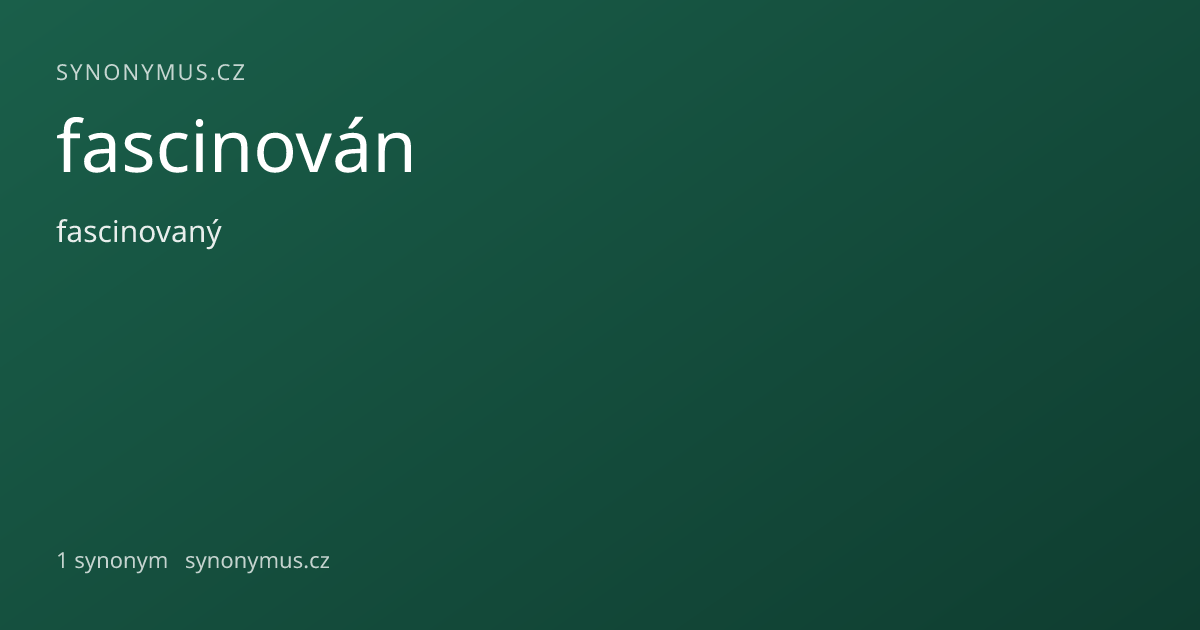 Náhled odkazu: fascinován