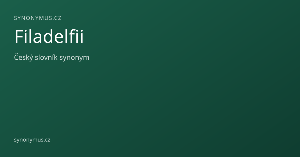 Náhled odkazu: Filadelfii