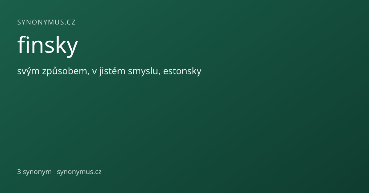 Náhled odkazu: finsky