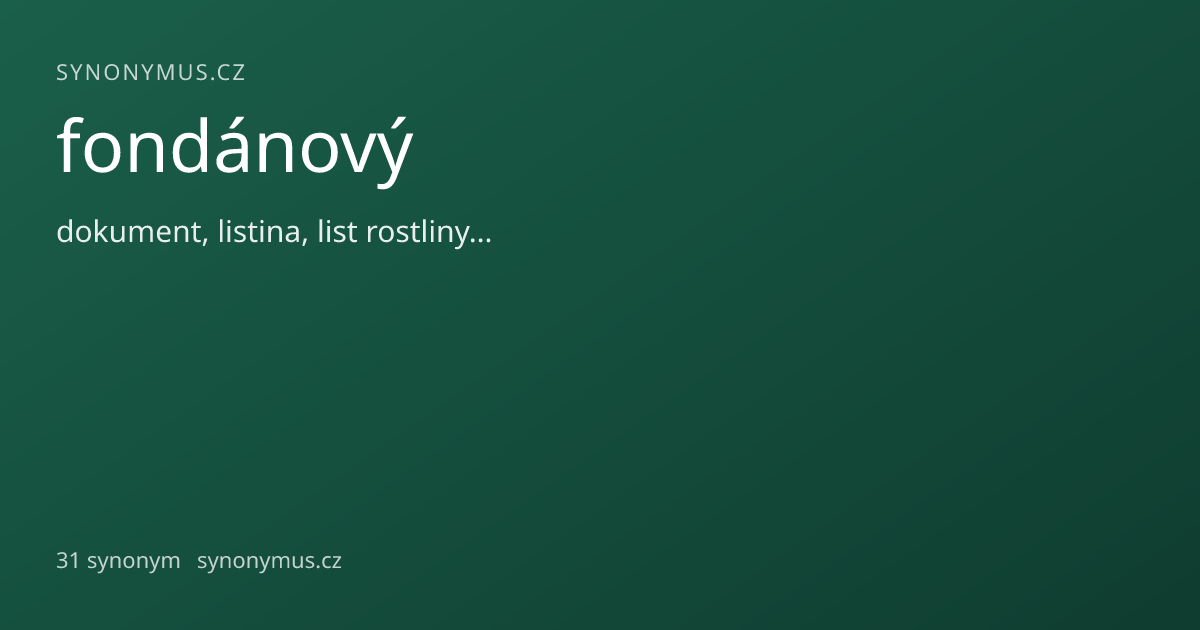 Náhled odkazu: fondánový