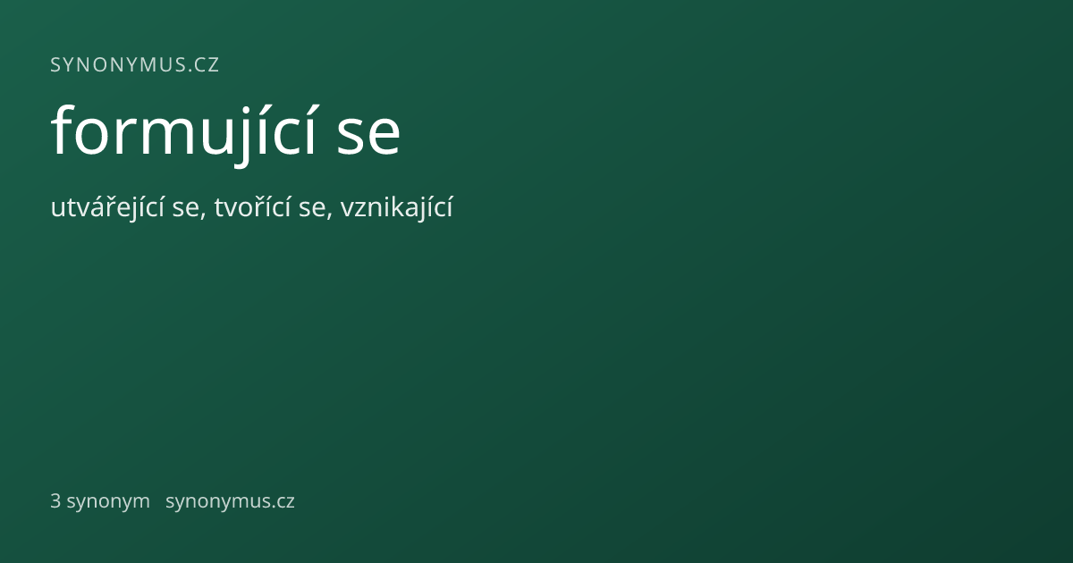 Náhled odkazu: formující se