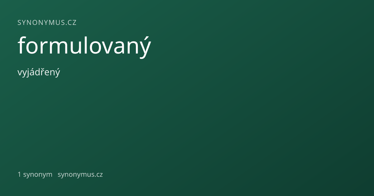 Náhled odkazu: formulovaný
