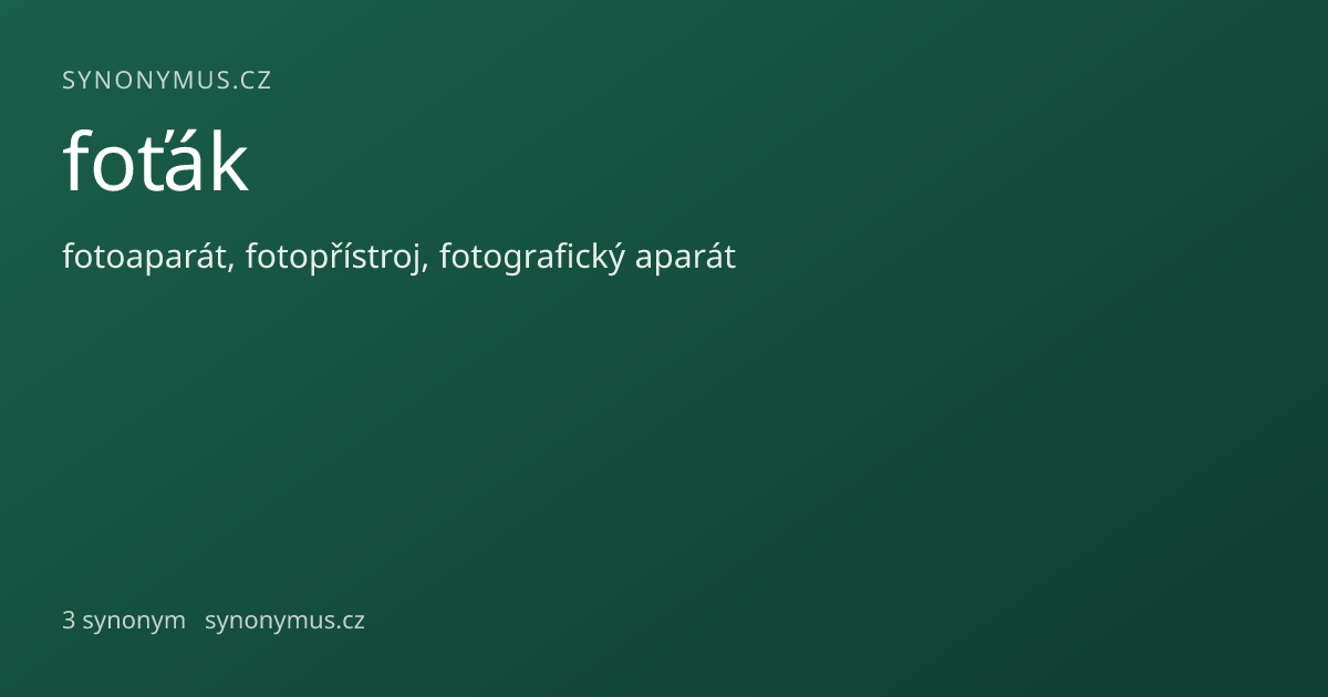 Náhled odkazu: foťák