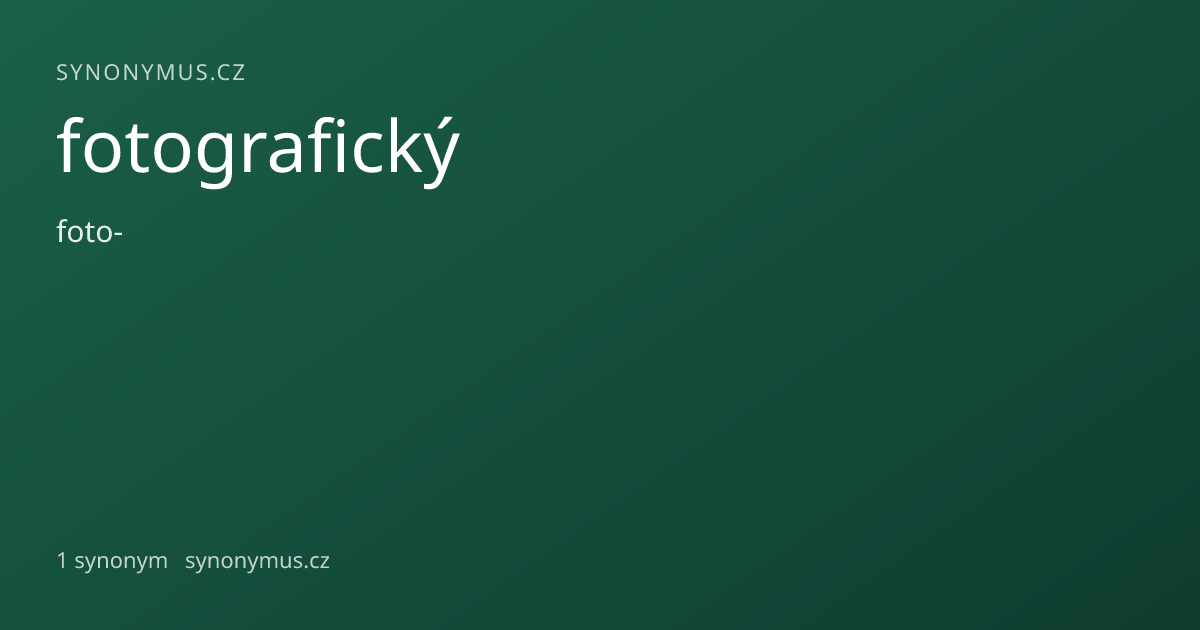 Náhled odkazu: fotografický