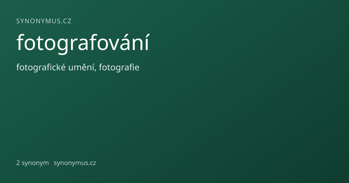 Náhled odkazu: fotografování