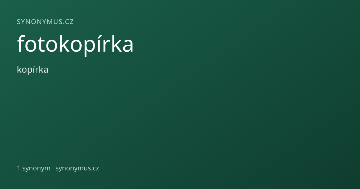 Náhled odkazu: fotokopírka