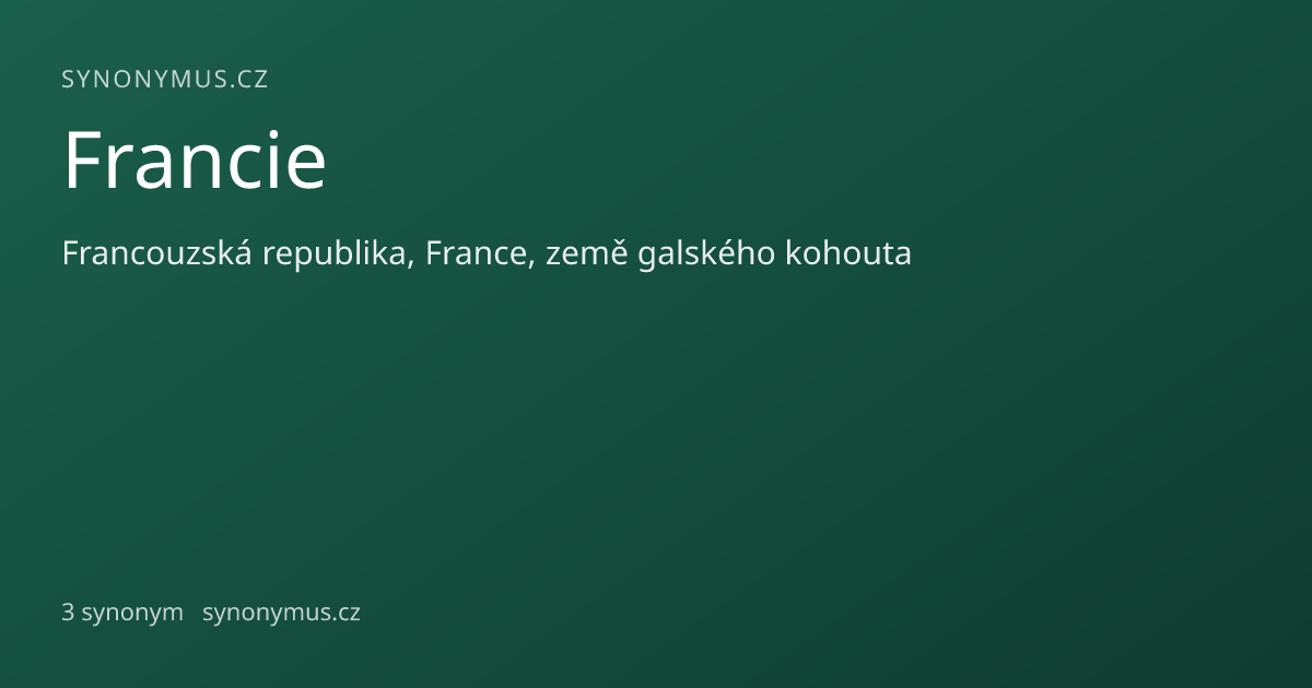 Náhled odkazu: Francie