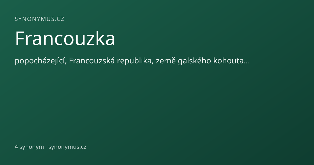 Náhled odkazu: Francouzka