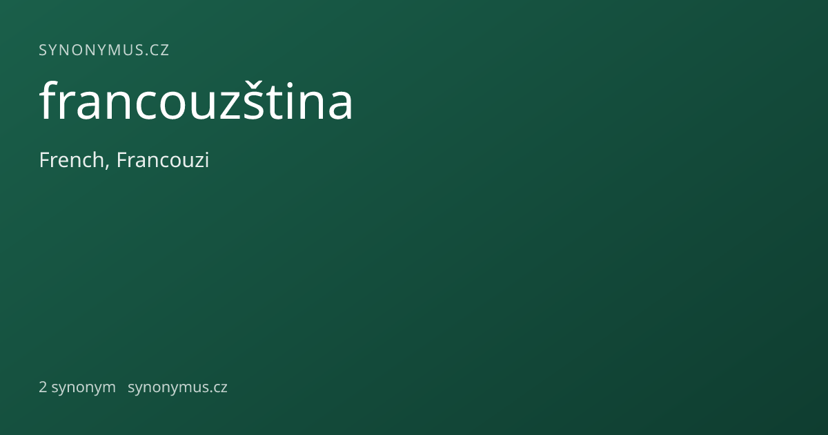 Náhled odkazu: francouzština