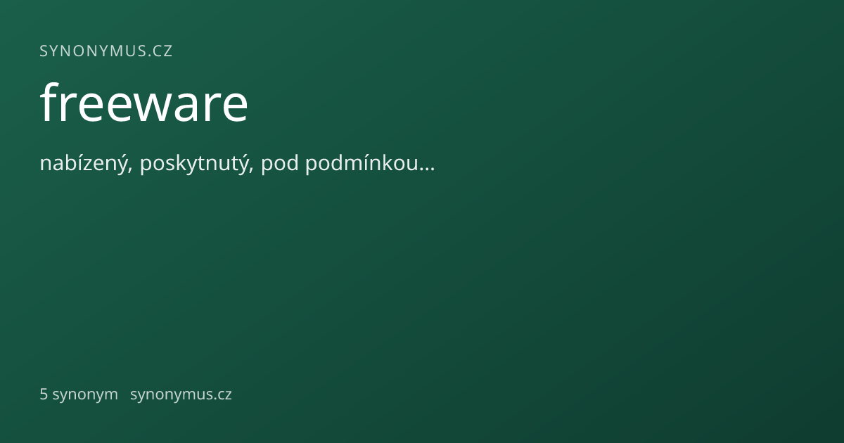 Náhled odkazu: freeware