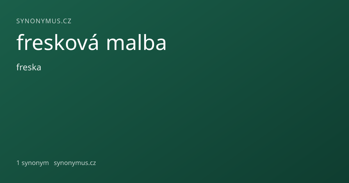 Náhled odkazu: fresková malba