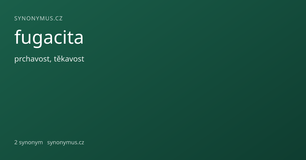 Náhled odkazu: fugacita