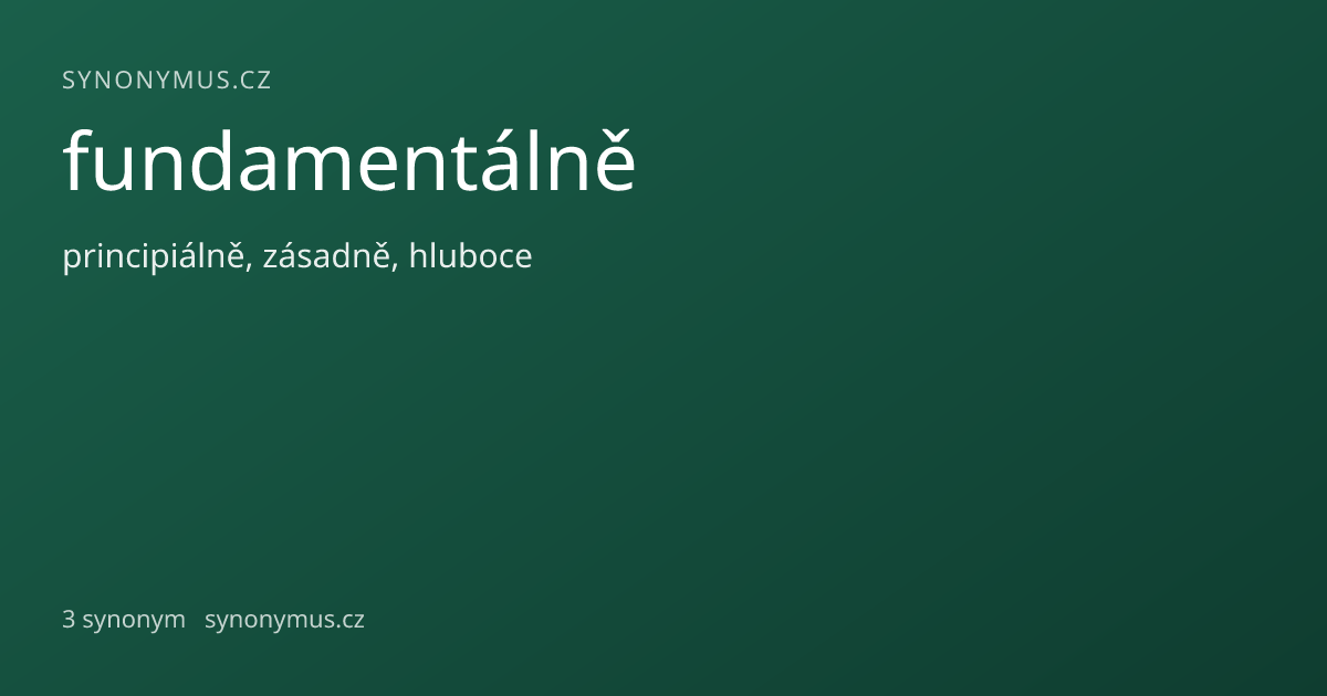 Náhled odkazu: fundamentálně