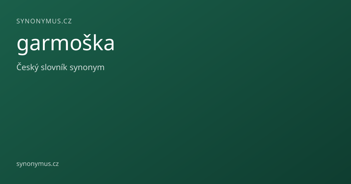 Náhled odkazu: garmoška