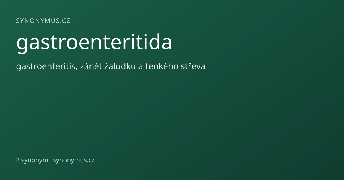 Náhled odkazu: gastroenteritida