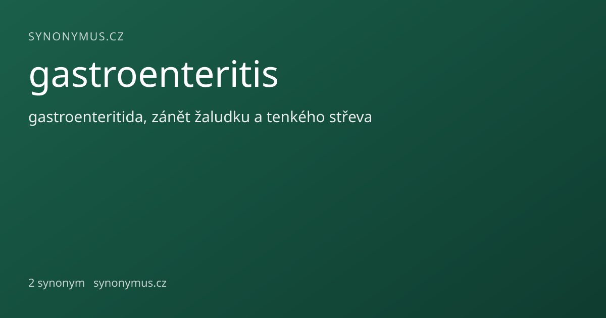 Náhled odkazu: gastroenteritis