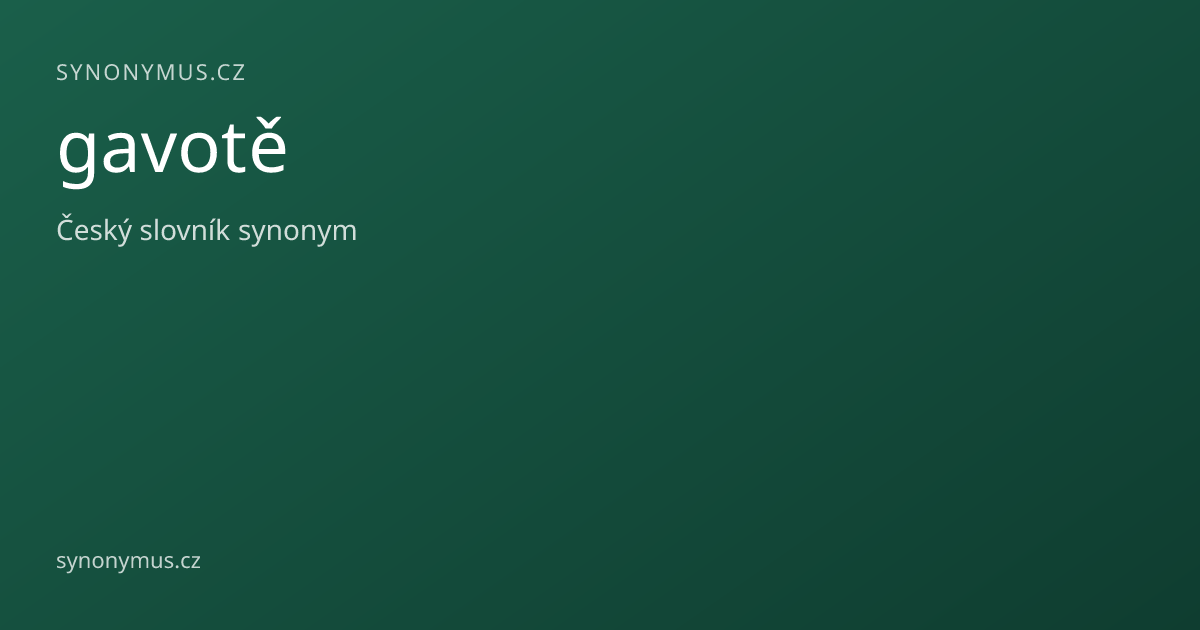 Náhled odkazu: gavotě