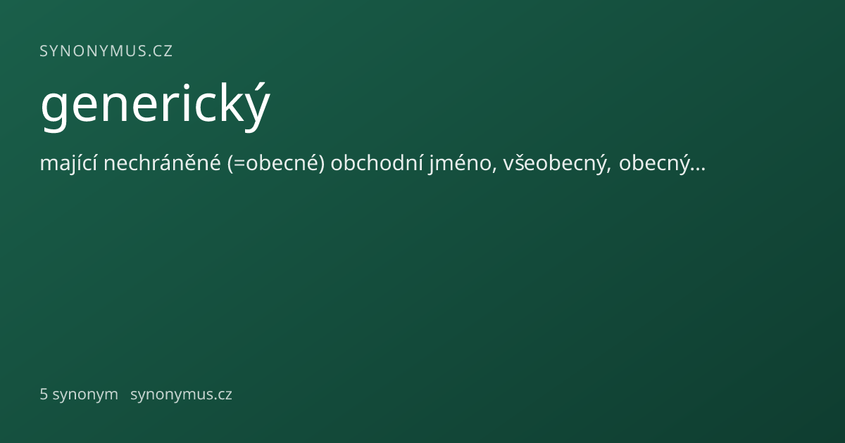 Náhled odkazu: generický