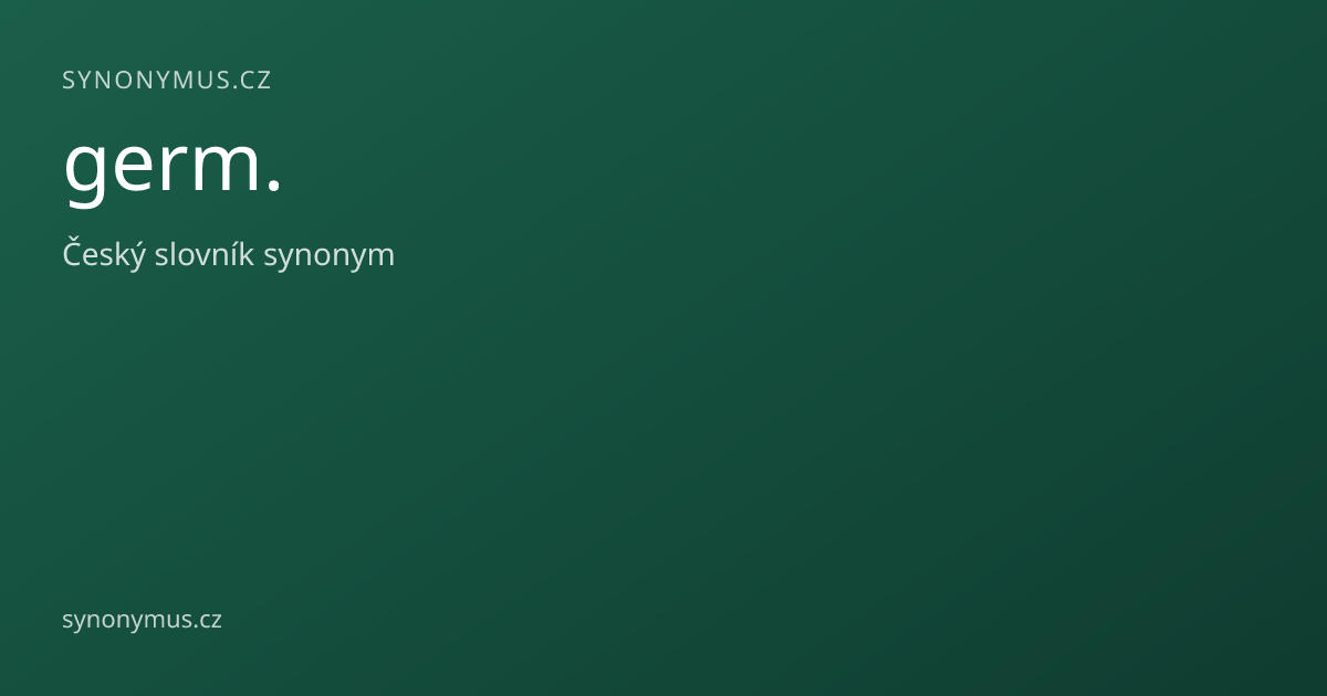 Náhled odkazu: germ.