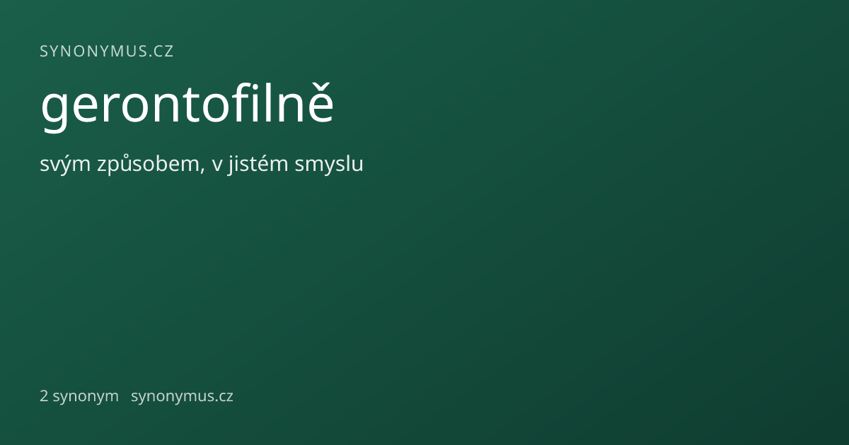Náhled odkazu: gerontofilně