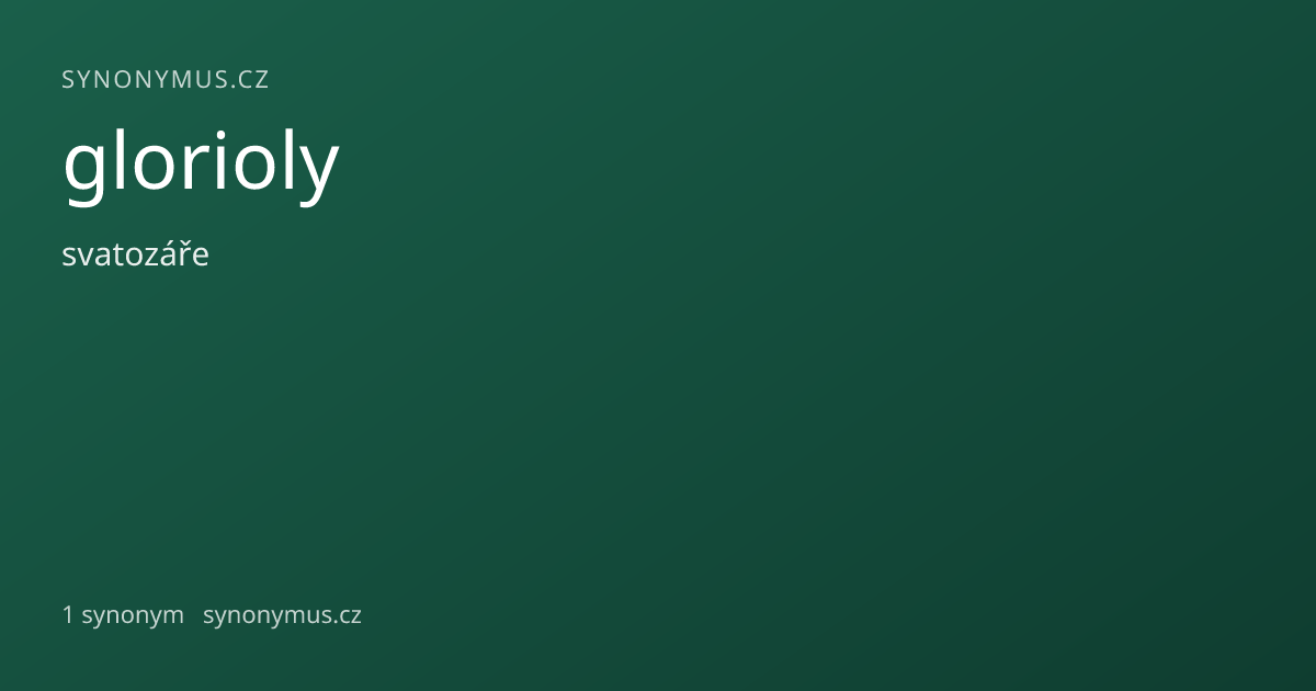 Náhled odkazu: glorioly