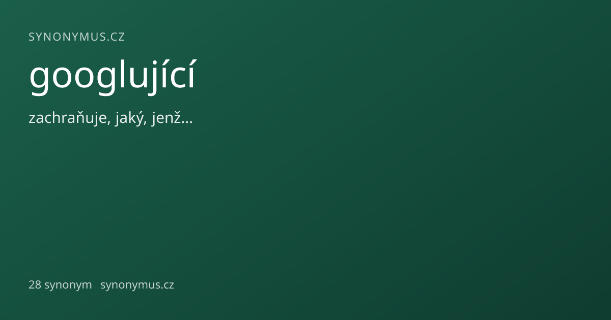 Náhled odkazu: googlující