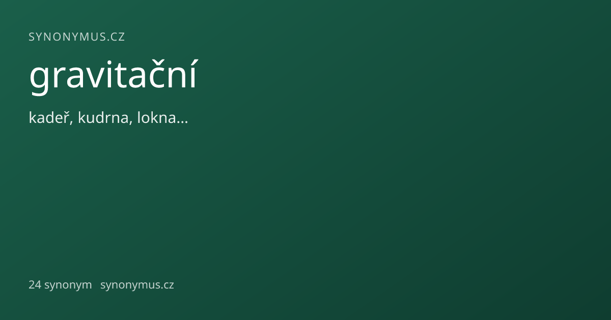Náhled odkazu: gravitační