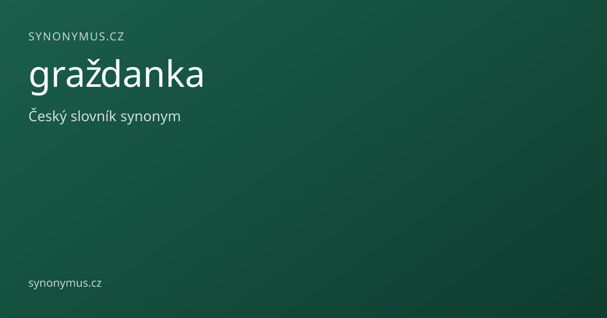 Náhled odkazu: graždanka