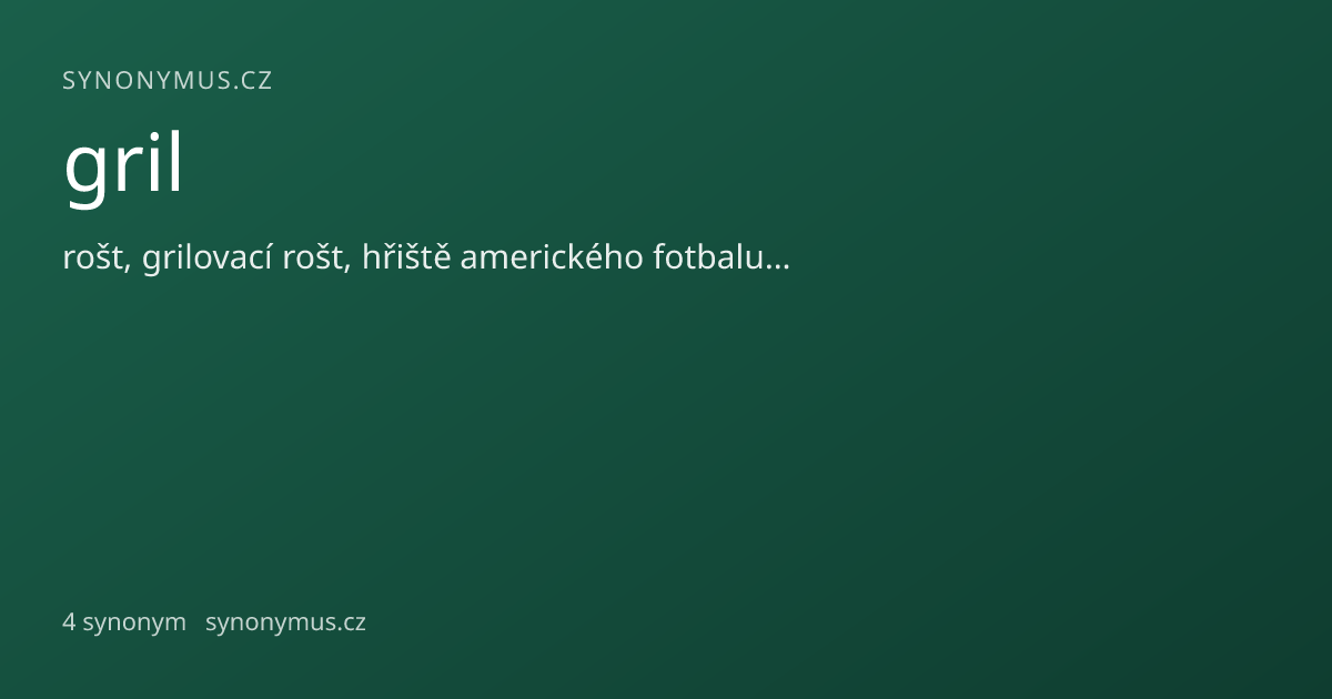 Náhled odkazu: gril