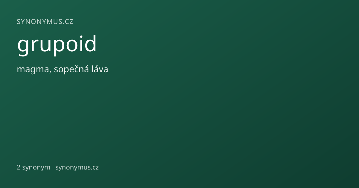 Náhled odkazu: grupoid