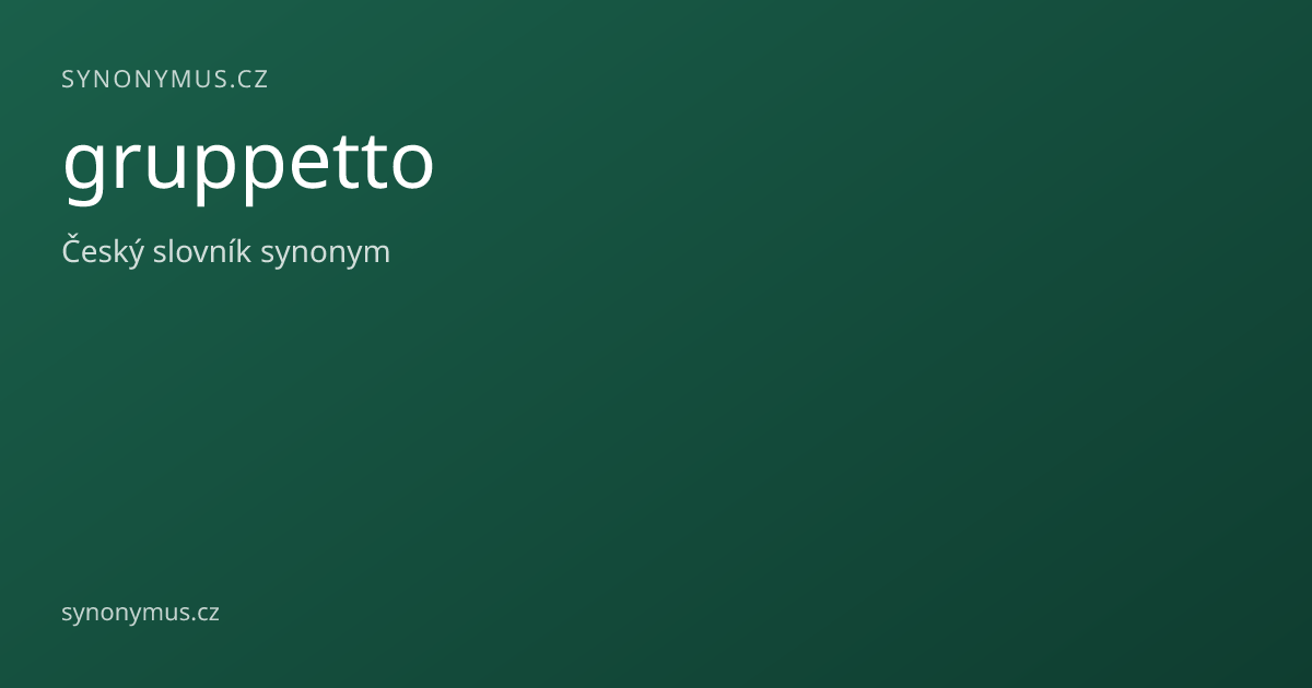 Náhled odkazu: gruppetto