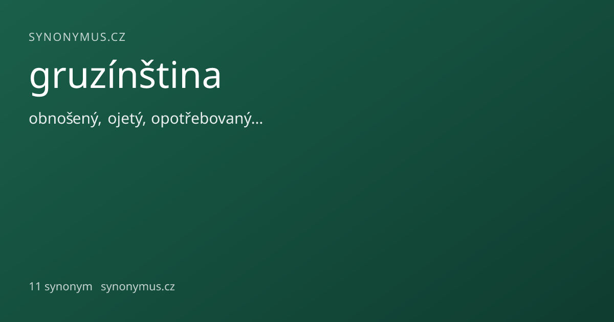Náhled odkazu: gruzínština
