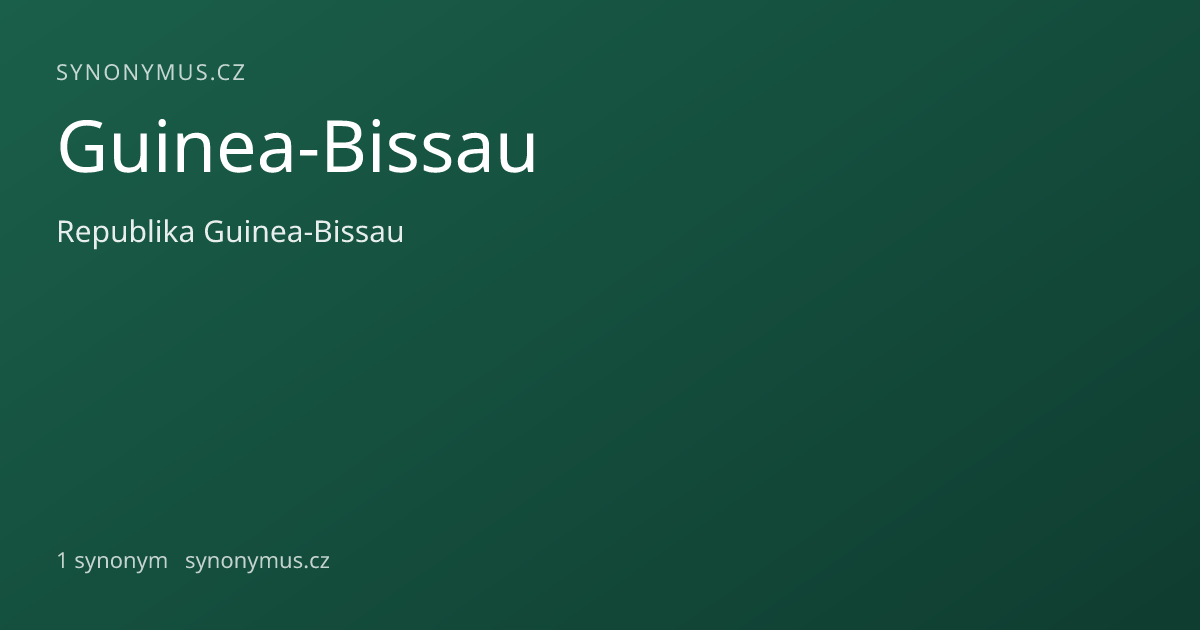 Náhled odkazu: Guinea-Bissau