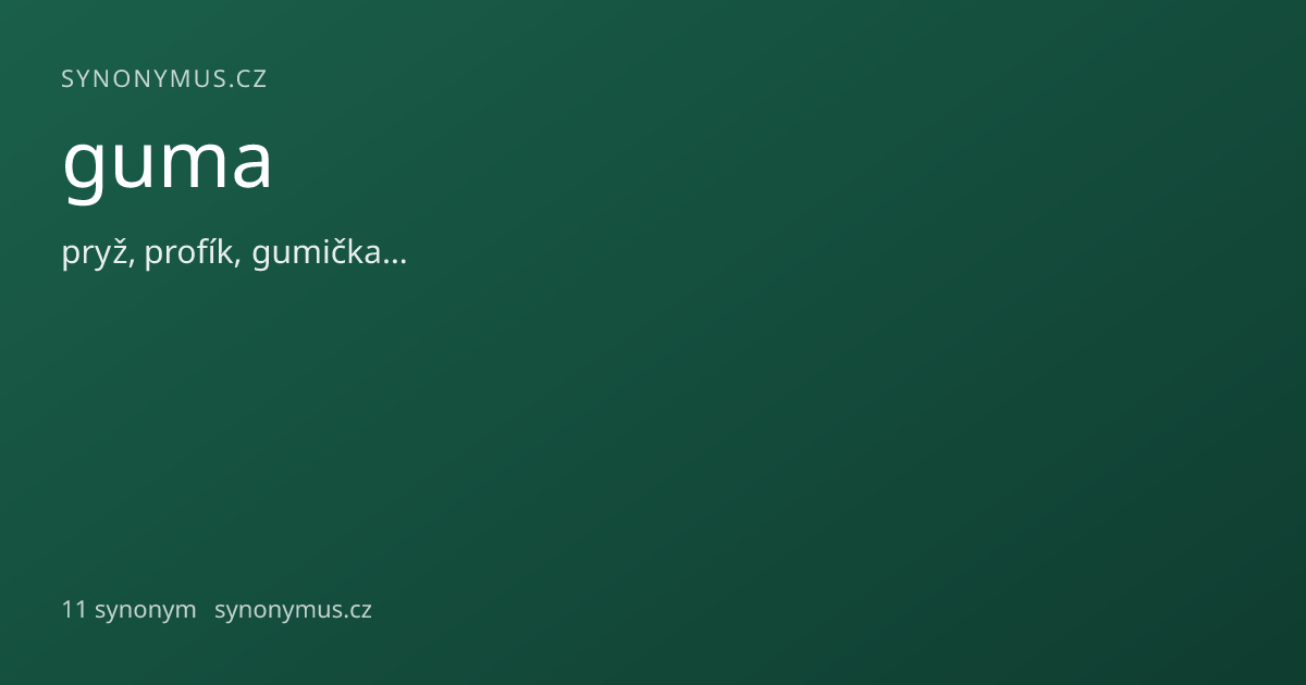 Náhled odkazu: guma